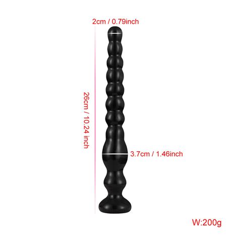 Long Anal Plug Prostate Massager Dildo Beads Butt Plug Sex Toy For