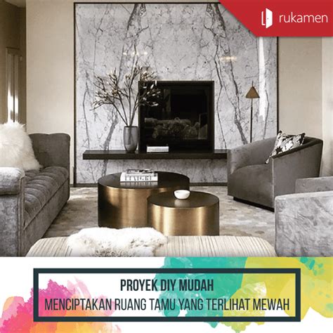 Makeover ruang tamu menyambut lebaran + diy wall moulding ! Proyek DIY Mudah Menciptakan Ruang Tamu Yang Terlihat Mewah