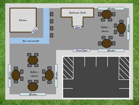 Easy Restaurant Layout Rbloxburg