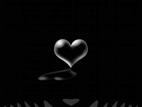 Black And White Heart Wallpapers Wallpaper Cave