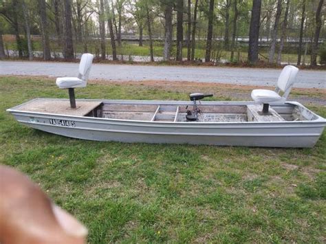 14jon Boat And Trolling Motor Sold 550 Emporia Boats For Sale