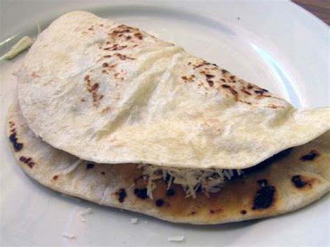 Baleadas Recipe Honduran Flour Tortillas With Beans And Cheese