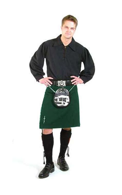 Single Colour Wool Casual Kilt Clan By Scotweb