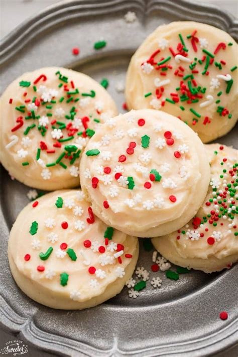 Soft Frosted Eggnog Cookies Life Made Sweeter