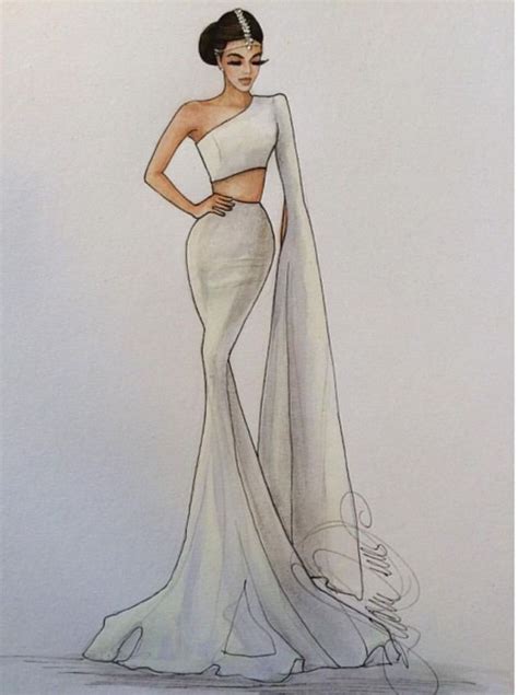 Dress Design Drawing Dress Design Sketches Sketches Dresses Wedding