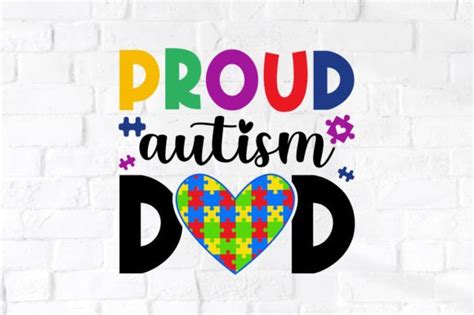Proud Autism Dad Svg Cut Files Graphic By Trendy Designs · Creative Fabrica
