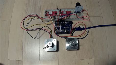 How To Control Stepper Motor Using Arduino Joystick And Easydriver