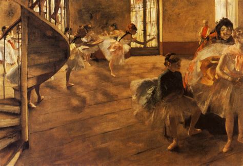 The Rehearsal 1877 Edgar Degas