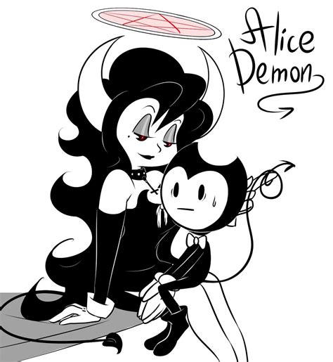 22 Alice And Bendy Bendy And The Ink Machine Fan Drawing Cartoon Art