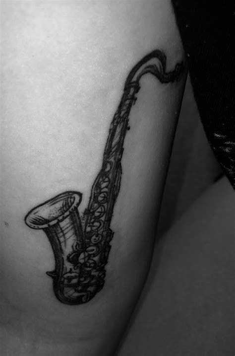 Saxophone Tattoo Tattoos Saxophone Tattoo Saxophone