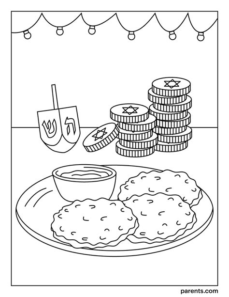 7 Printable Hanukkah Coloring Pages For Kids