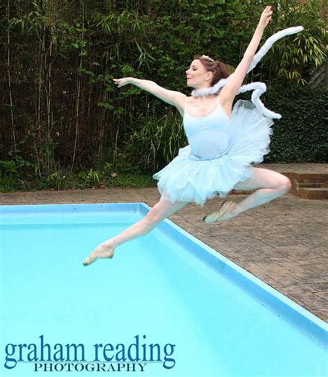 A Ballet Dancer In The Swimming Pool