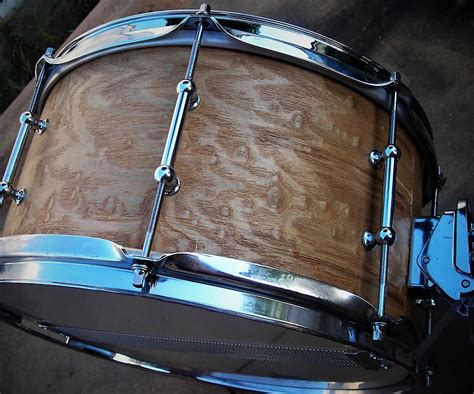 Exotic Tamo Ash 13 Snare Drum Dw Tube Lugs Custom Reverb