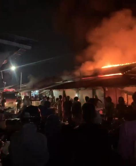 Pasar Masomba Palu Terbakar Lagi Penyebabnya Diduga Korsleting