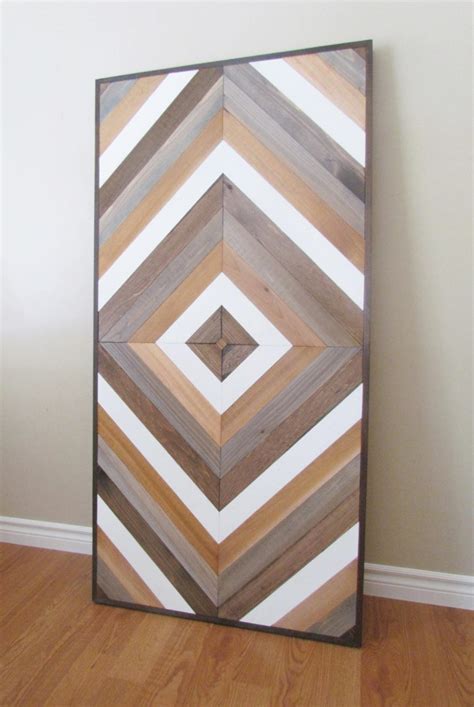 6 of 15 for minimalists Wood Wall Art Chevron Wall Art Reclaimed Wood Wall Hanging | Etsy