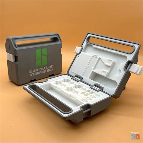 3d Printable Bambulabs Tool Box For X1c X1 P1s And P1p Stl Files Etsy