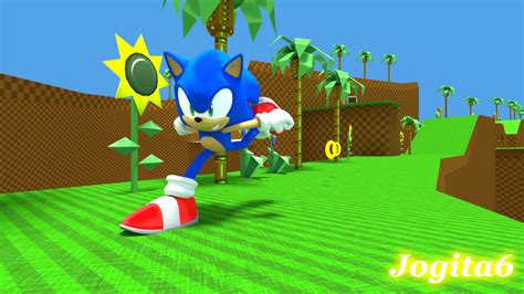 Sonic In Green Hill Zone 1080p By Jogita6 On Deviantart