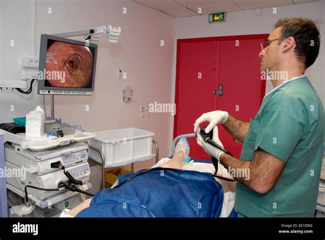 Colon Endoscopy Examination Stock Photo Alamy