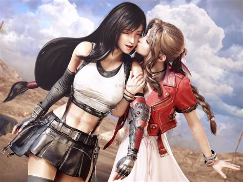 Tifa And Aerith Final Fantasy 7 Remake By Rianeearts Rshoujoai