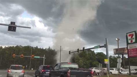 Tornado Caught On Camera Near Seven Springs Florida