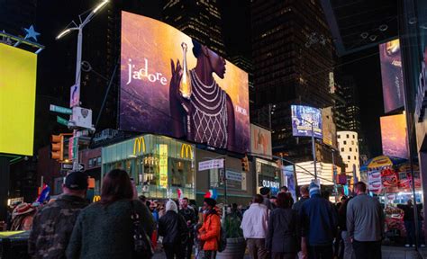 Digital Screens And Billboards Times Square Nyc