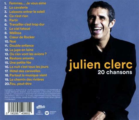 Julien Clerc: 20 Chansons (CD) – jpc