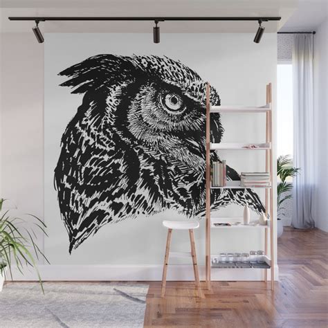 Owl Wall Mural By Tealjayart Society6