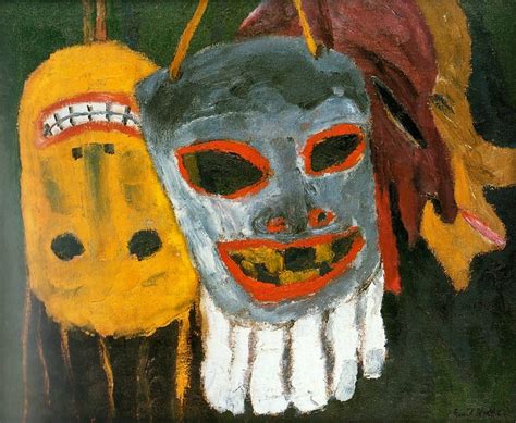 N Emil Nolde Masks Ii 1920 Oil On Canvas 73 X 89 C Flickr