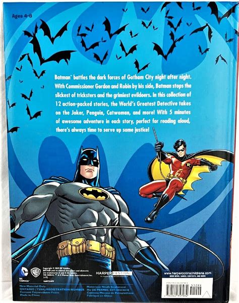 Batman 5 Minute Stories Hardcover Book Mintnew Condition Etsy Uk