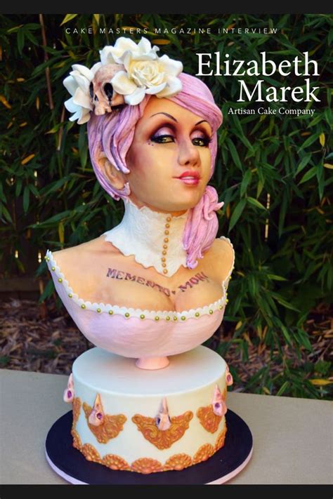 Pink Haired Bust Cake Art Cake Art Cake Structure Monster Cake