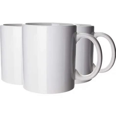 White Ceramic Sublimation Mugs Size 11oz Rs 44piece Daksh