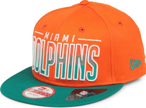 Miami dolphins hats & caps. New era Miami Dolphins Baseball Cap in Orange for Men | Lyst