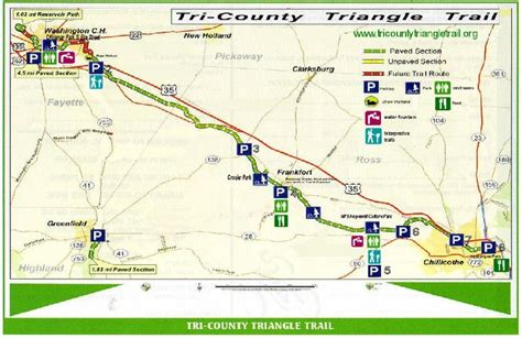 Trail Map And Info Bike Trails Trail Ohio Map