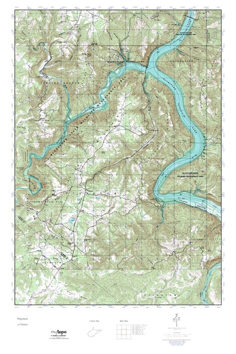 Mytopo Pipestem West Virginia Usgs Quad Topo Map