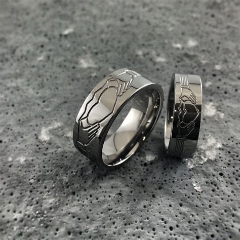 Claddagh Titanium Ring Titanium Wedding Rings Celtic Wedding Rings