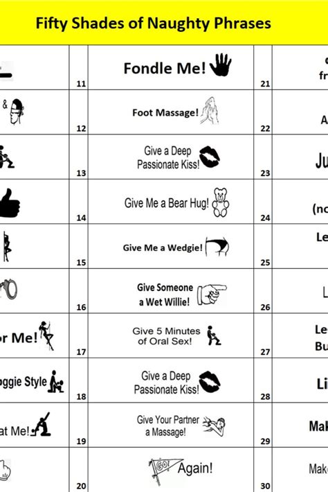 Sex Games For Couples Printable My Best Friends