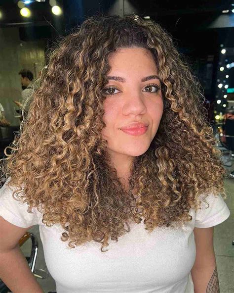 Blonde Highlights On Curly Hair
