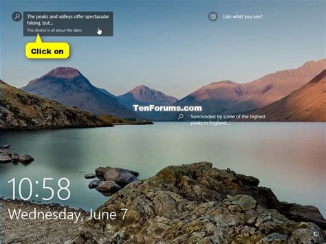 Get More Information About Windows Spotlight Image In Windows 10