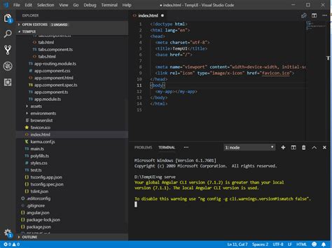 How To Build A Angular Project In Visual Studio Code