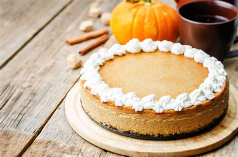 Pumpkin Cheesecake In Gingersnap Crust Calorie Control Council