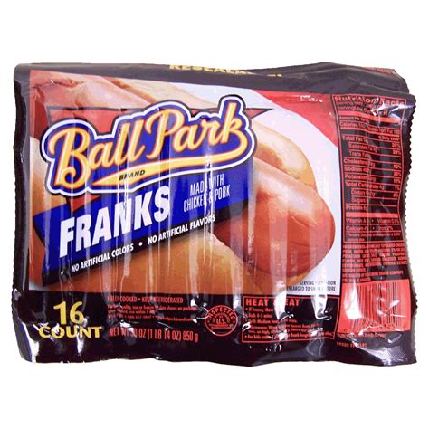 Ball Park Franks Made With Chicken And Pork 16 Count 30oz