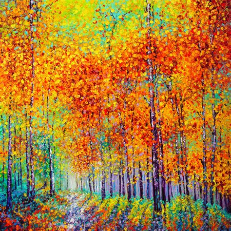 Opalescence Kimberly Adams Autumn Art Art Canvas Prints