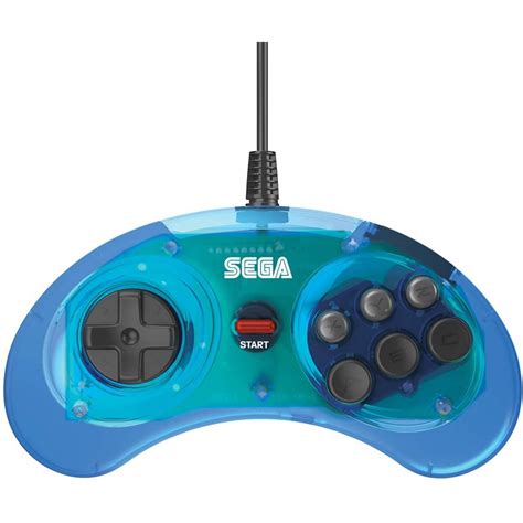 Retro Bit Gamepad Sega Md Mini 6 B Usb Azul