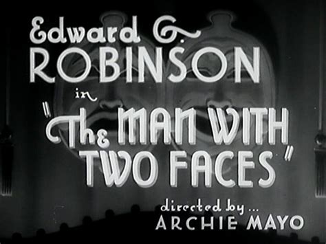 The Man With Two Faces 1934