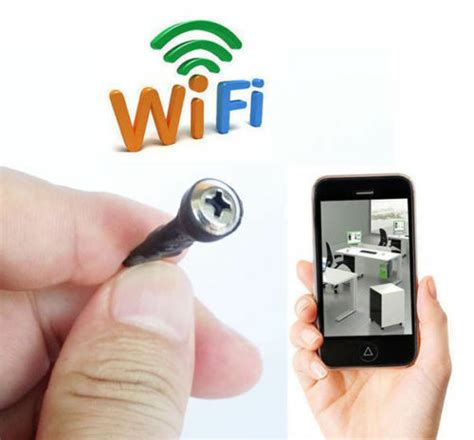 Wireless Wifi Ip Hd Mini Diy Spy Tiny Screw Hidden Camera