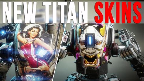Titanfall 2 New Titan Noseart Skins Angel City Dlc Preview Youtube