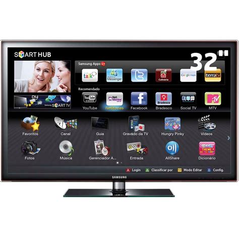 Tv 32 Led Samsung Série D5500 Un32d5500 Full Hd C Smart Tv Entradas