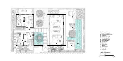 Galería de Residencias Naman Villa B MIA Design Studio Courtyard house plans Hotel