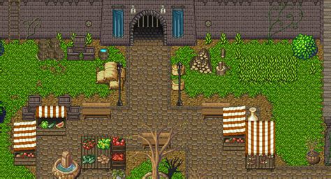 Rpg Tiles Cobble Stone Paths And Town Objects