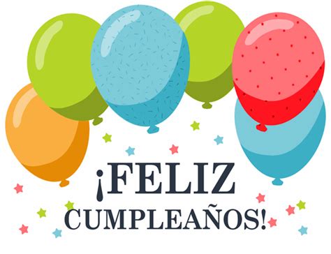 Felicitación De Cumpleaños Con Globos